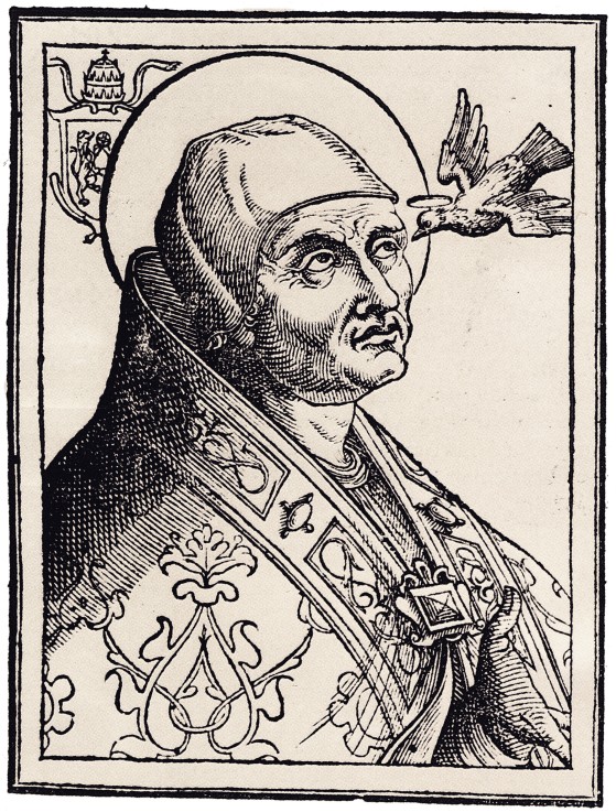 Pope Gregory I the Great from Unbekannter Künstler