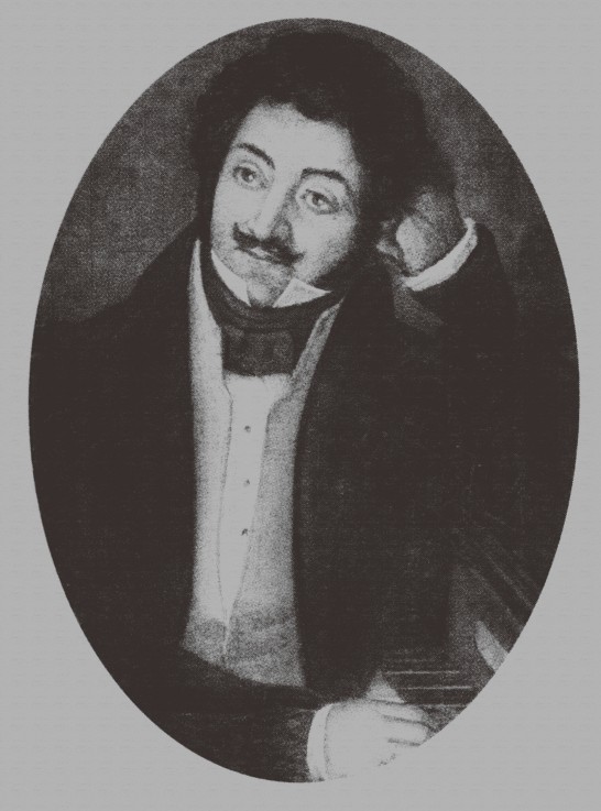 Portrait of the Composer Alexander Aleksandrovich Alyabyev (1787-1851) from Unbekannter Künstler