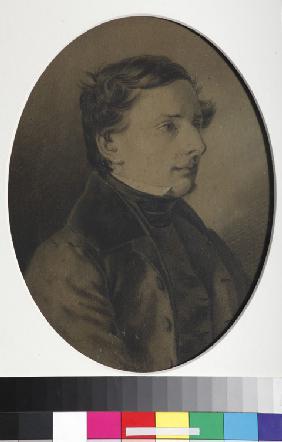 Portrait of the author and lexicographer Vladimir Dal (1801-1872)