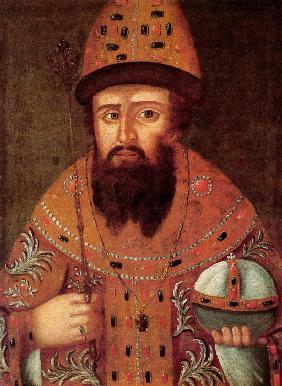 Portrait of the Tsar Michail I Fyodorovich of Russia (1596-1645)