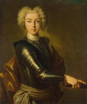 Portrait of the Tsar Peter II of Russia (1715-1730)
