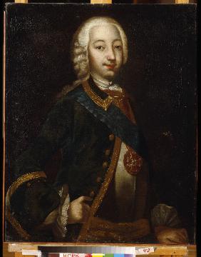 Portrait of the Tsar Peter III of Russia (1728-1762)