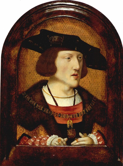 Portrait of Charles V of Spain (1500-1558) from Unbekannter Künstler