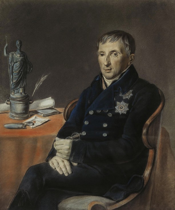 Portrait of Alexey Nikolayevich Olenin (1763-1843) from Unbekannter Künstler