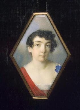 Portrait of Anna Mikhailovna Khitrovo, née Golenishcheva-Kutuzova (1782-1846)