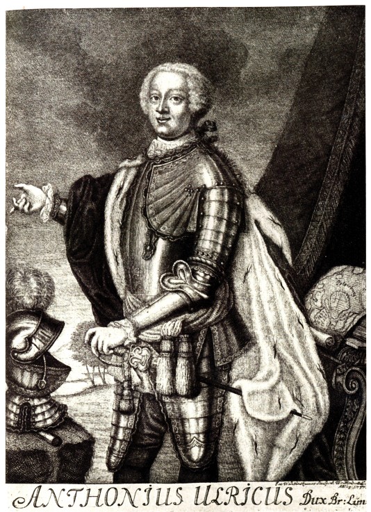 Portrait of Duke Anthony Ulrich of Brunswick (1714-1774) from Unbekannter Künstler