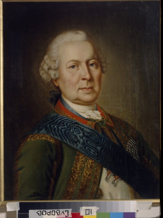 Portrait of Count Burkhard Christoph von Münnich (1683-1767) from Unbekannter Künstler
