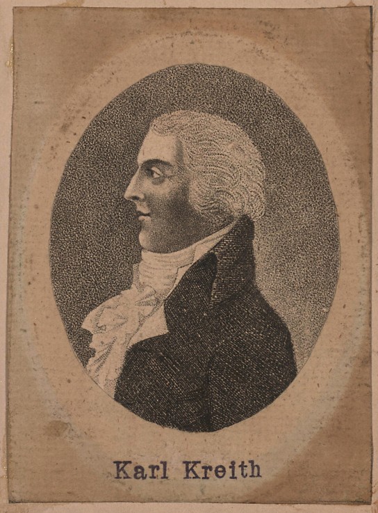 Portrait of Carl Kreith (1746-1807) from Unbekannter Künstler