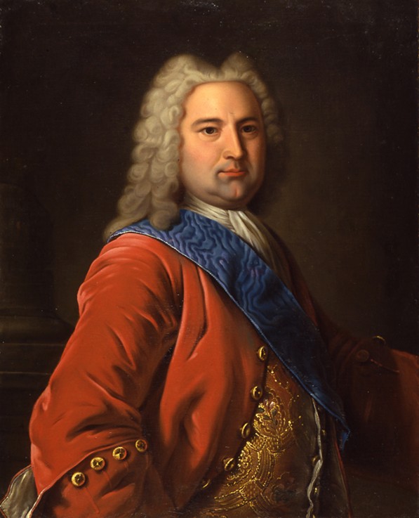 Portrait of Ernst Johann von Biron (1690-1772), Duke of Courland and Semigallia and regent of the Ru from Unbekannter Künstler