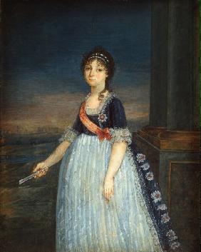 Portrait of Duchess Anna Feodorovna of Russia (1781-1860), Princess Juliane of Saxe-Coburg-Saalfeld