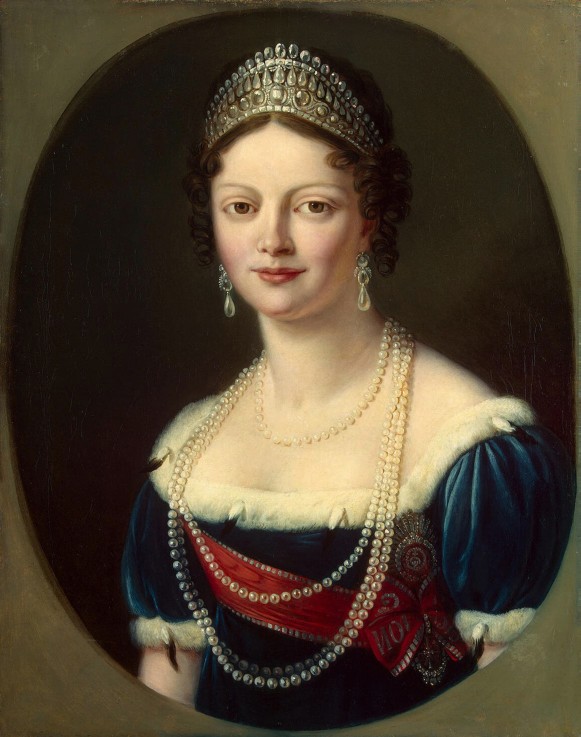 Portrait of Grand Duchess Catherine Pavlovna of Russia (1788-1819) from Unbekannter Künstler