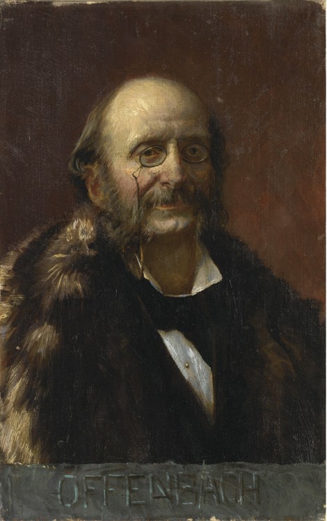 Portrait of Jacques Offenbach (1819-1880) from Unbekannter Künstler