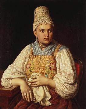 Portrait of the Merchant Woman Anna Filatova