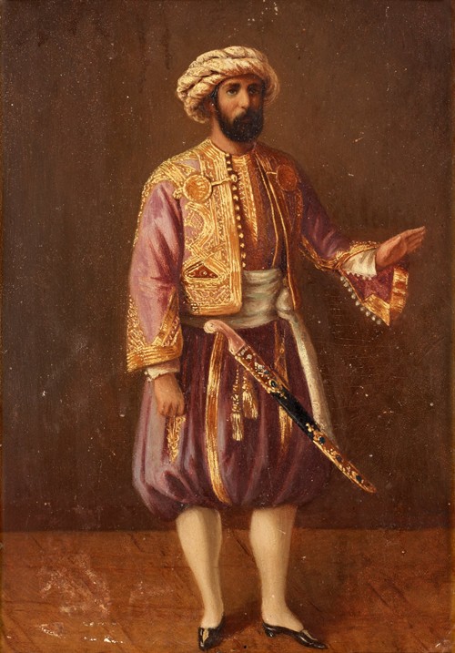 Portrait of the King Charles XV of Sweden in Turkish Dress from Unbekannter Künstler