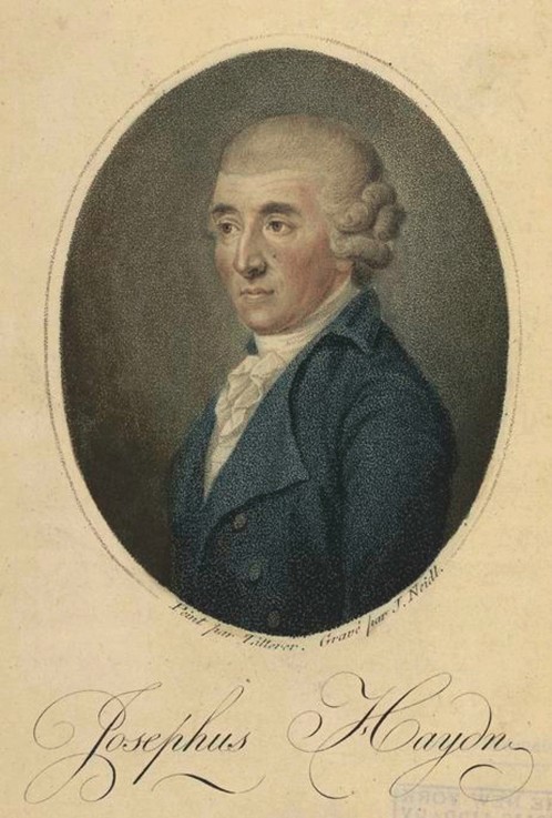 Portrait of the composer Joseph Haydn (1732-1809) from Unbekannter Künstler