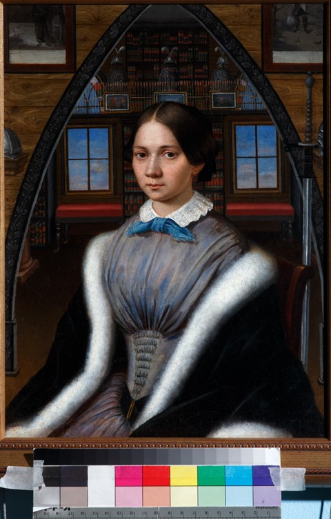 Portrait of Natalia Nikolaevna Korsakova from Unbekannter Künstler