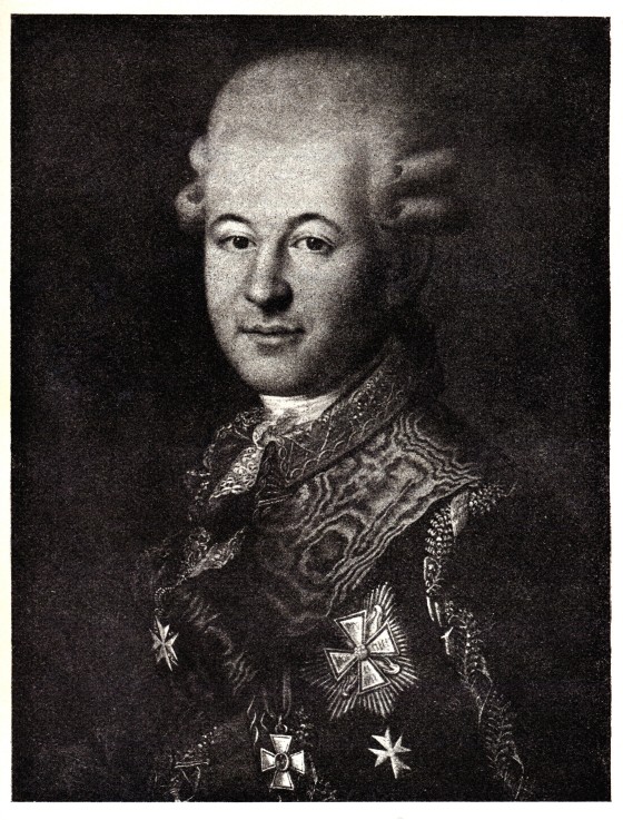 Portrait of Semyon Zorich (1745-1799), the Catherine the Great's Favourite from Unbekannter Künstler