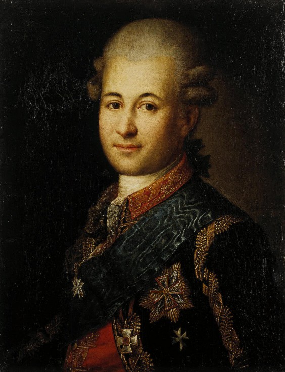 Portrait of Semyon Zorich (1745-1799), the Catherine the Great's Favourite from Unbekannter Künstler