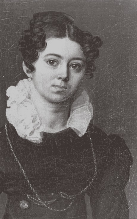 Portrait of Sofia Vasilyevna Rimskaya-Korsakova (1802-1890) from Unbekannter Künstler