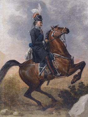 Count Matvei Ivanovich Platov (1757-1818) on horseback
