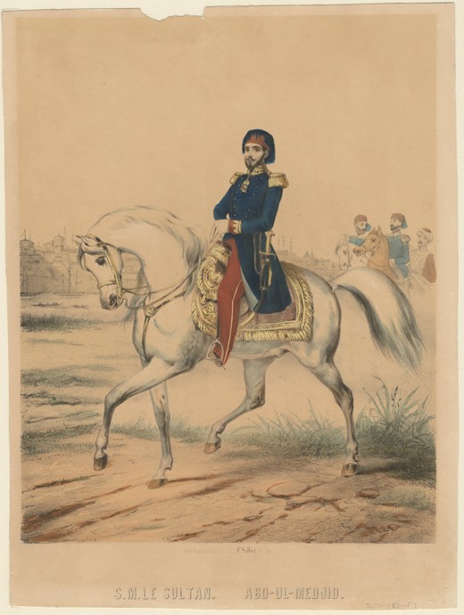 Sultan Abdülmecid I (1823-1861) from Unbekannter Künstler