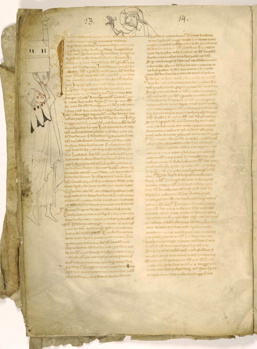 Welf I, Duke of Bavaria (From the Codex maior traditionum Weingartensium) from Unbekannter Künstler