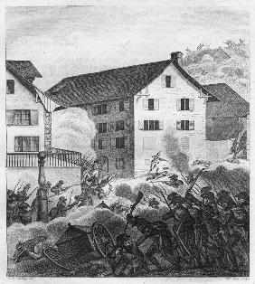 Second Battle of Zurich, Fighting scene at the Central