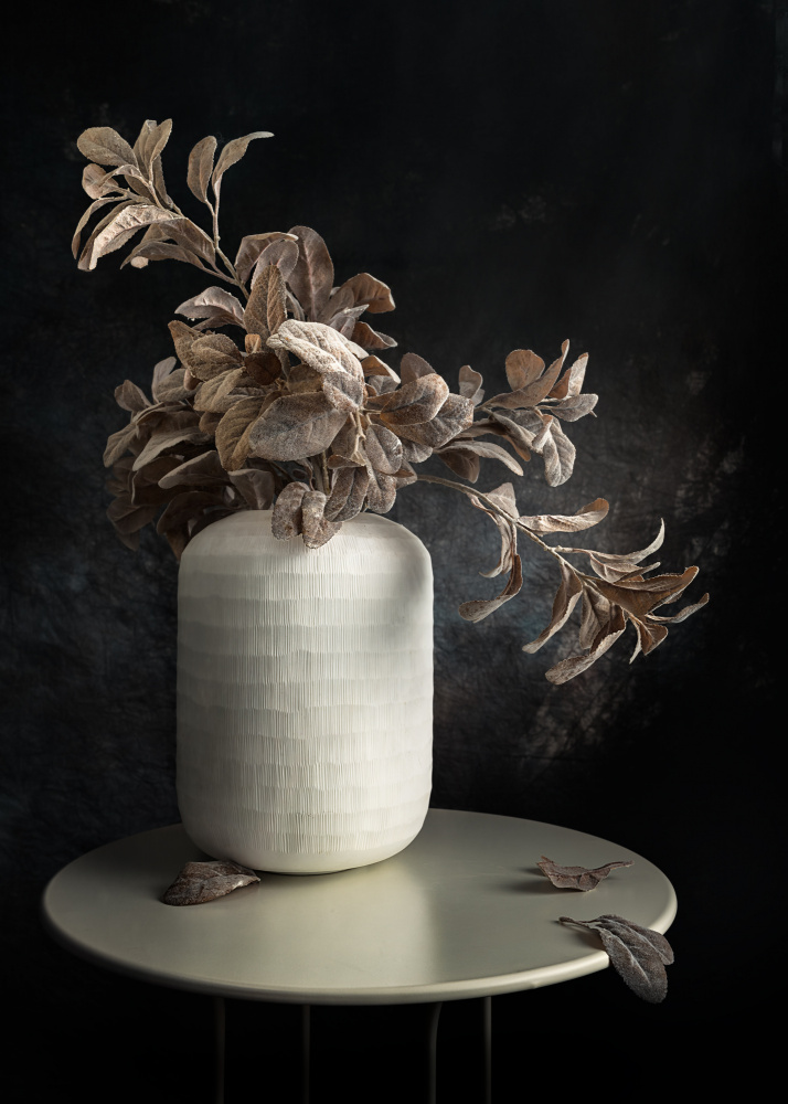 Madame White Vase from Vadim Kulinsky