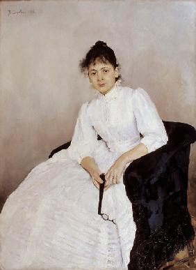 Portrait of the artist Maria Yakunchikova-Weber (1870-1902)
