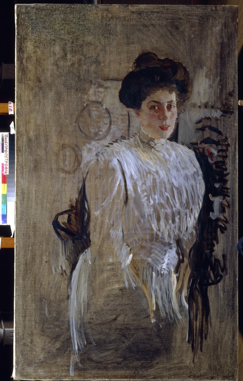 Portrait of Margarita Kirillovna Morozova, née Mamontova (1873-1958) from Valentin Alexandrowitsch Serow