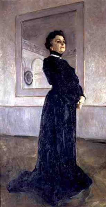 Portrait of Maria Nikolayevna Yermolova (1853-1928) from Valentin Alexandrowitsch Serow
