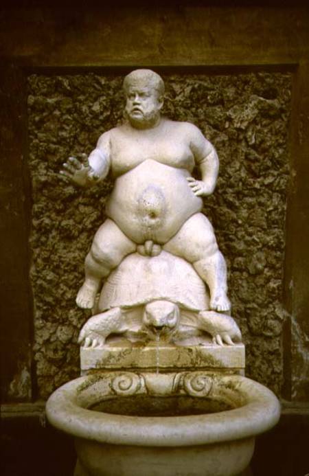 The Bacchus Fountain from Valerio di Simone Cioli