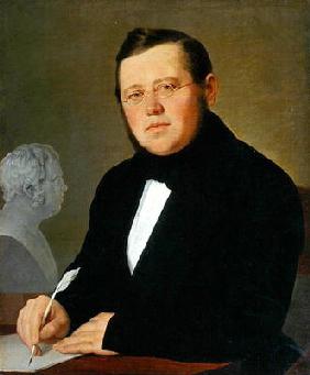 Portrait of the Author Michail Sagoskin, 1830s (oil on canvas)