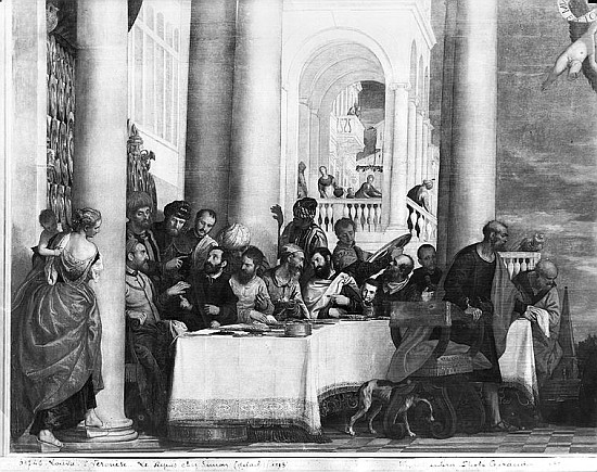 The Meal at the House of Simon the Pharisee, detail of the left hand side from Veronese, Paolo (aka Paolo Caliari)