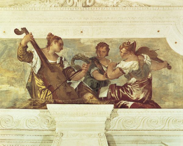 P.Veronese / Harmony / Fresco from Veronese, Paolo (aka Paolo Caliari)