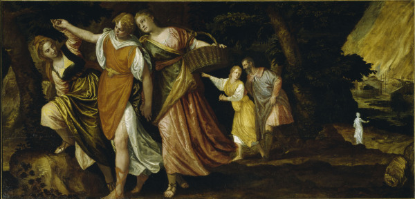 Veronese / Lot and his daughter from Veronese, Paolo (aka Paolo Caliari)
