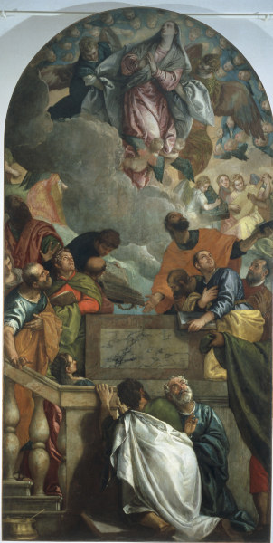 Veronese-Workshop / Ascension of Mary from Veronese, Paolo (aka Paolo Caliari)