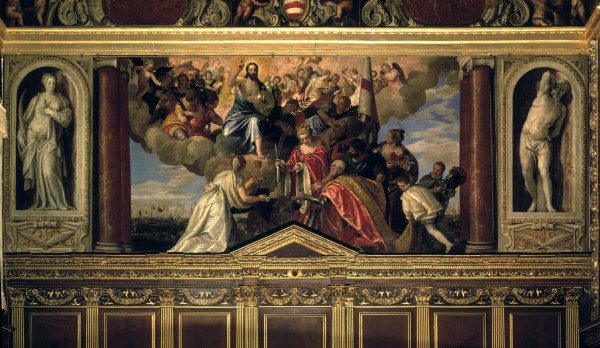 P.Veronese, Allegory, Battle of Lepanto from Veronese, Paolo (aka Paolo Caliari)