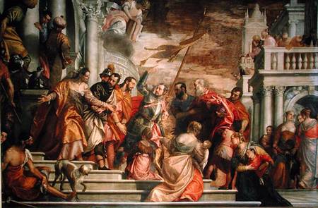 St. Sebastian Inciting Marcellus and Marcellinus who are Being Led to Martyrdom from Veronese, Paolo (aka Paolo Caliari)
