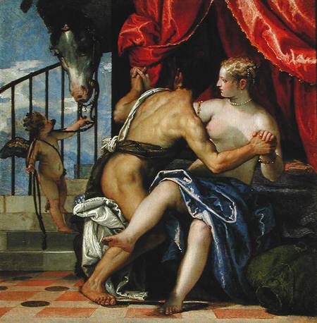 Mars and Venus from Veronese, Paolo (aka Paolo Caliari)