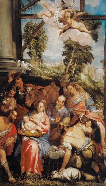 Veronese Family / Adoration of Shepherds from Veronese, Paolo (aka Paolo Caliari)