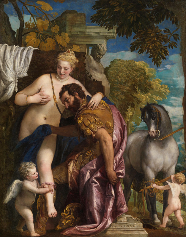 Mars and Venus United by Love from Veronese, Paolo (aka Paolo Caliari)