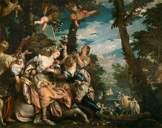 The Rape of Europa from Veronese, Paolo (aka Paolo Caliari)