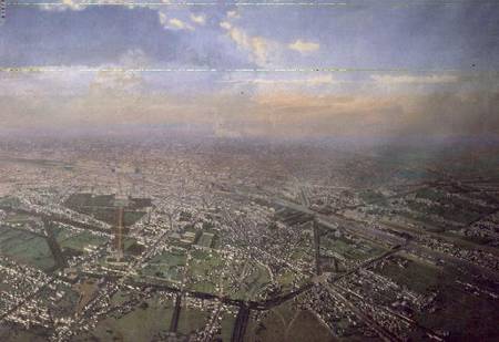 Aerial View of Paris from Victor Naulet