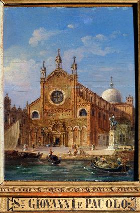 Views of Venice. The Santi Giovanni e Paolo (San Zanipolo) Church