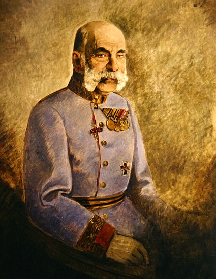 Franz Joseph I of Austria, c.1916 from Vienna Nedomansky Studio
