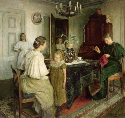 The Family of the Artist, 1895 (oil on canvas) from Viggo Johansen