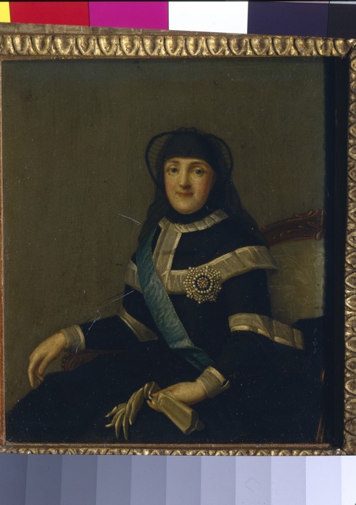 Catherine II in mourning from Vigilius Erichsen