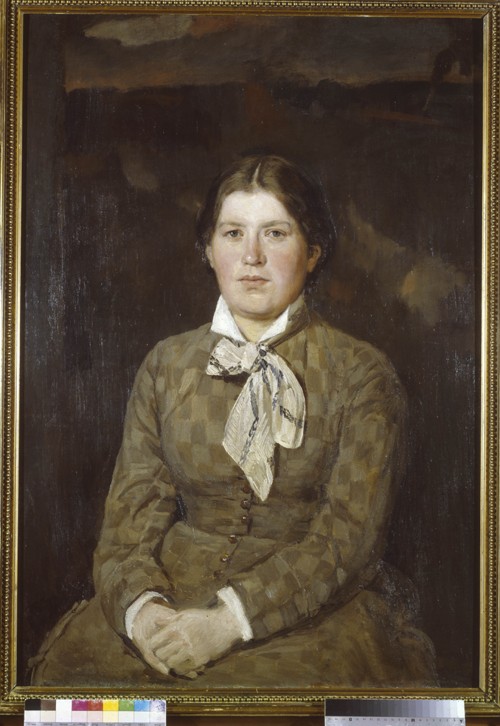 Portrait of Alexandra Vladimirovna Vasnetsova, the Artist's Wife from Viktor Michailowitsch Wasnezow