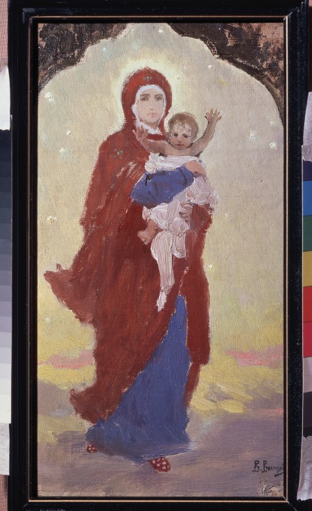 Virgin and Child from Viktor Michailowitsch Wasnezow